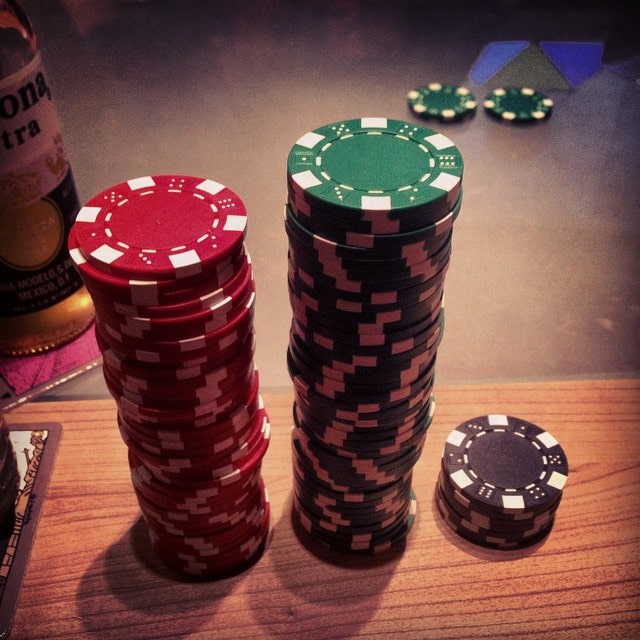 poker chips at Casino Murray Street
